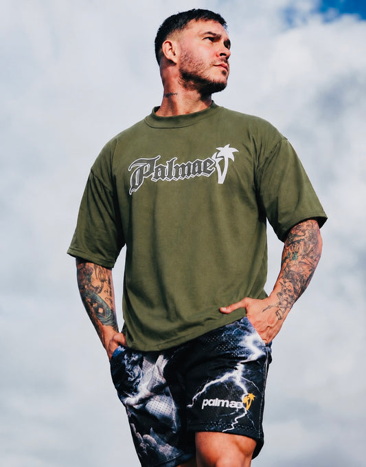 Summit Green Oversize Tee