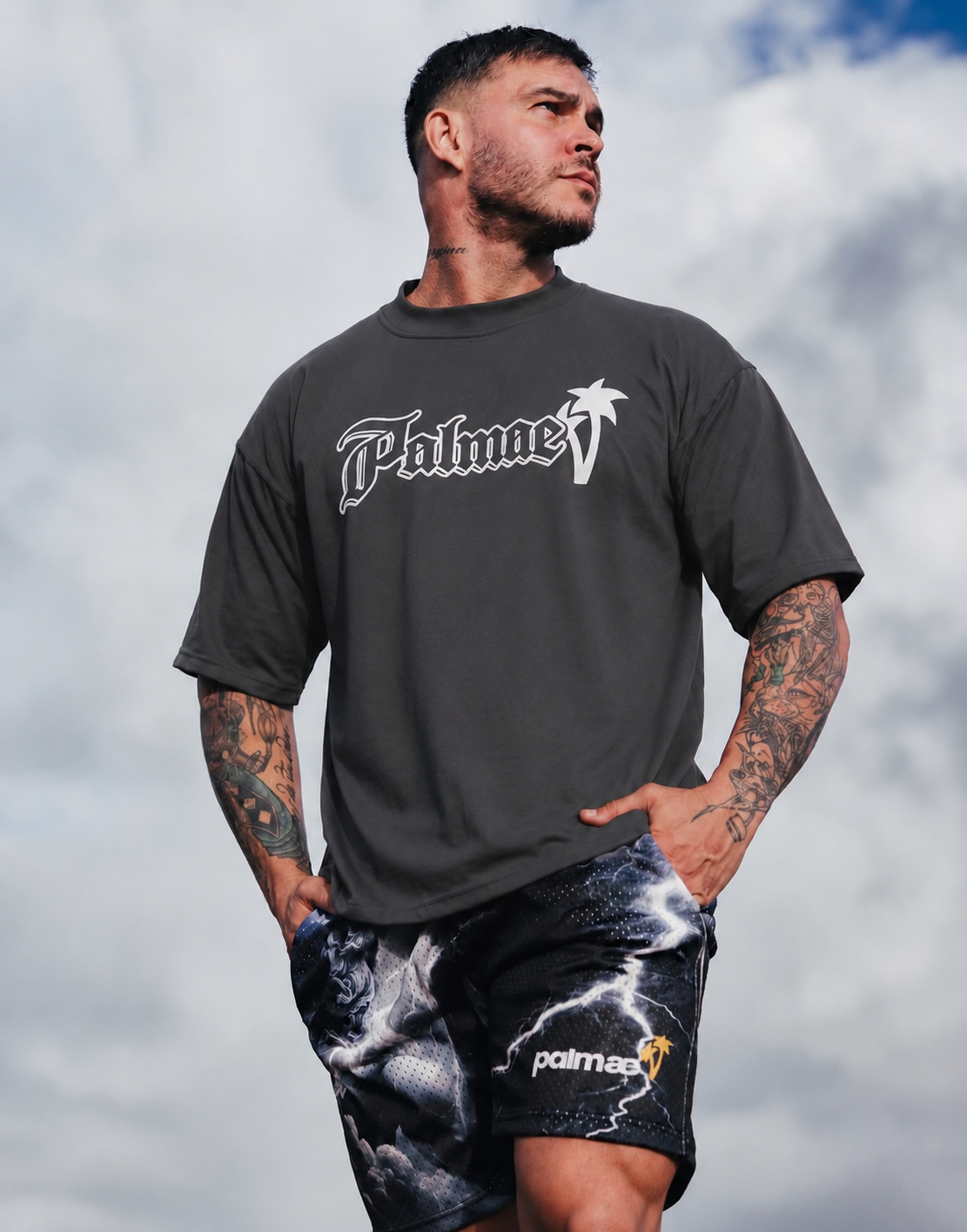 Shadow Script Oversize Tee