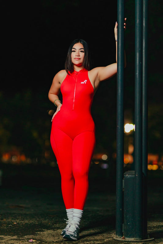 Scarlet Sculpt Jumpsuit