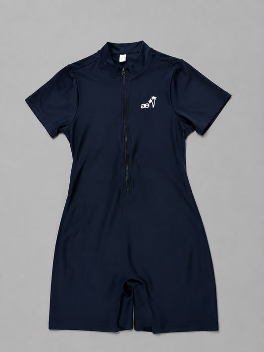 Navy Blue Shorty Springsuit